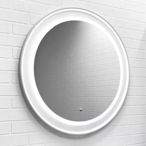 Зеркало Comforty Ереван 70 с подсветкой, бесконтактный сенсор, антизапотевание Белый матовый 00-00014156CF