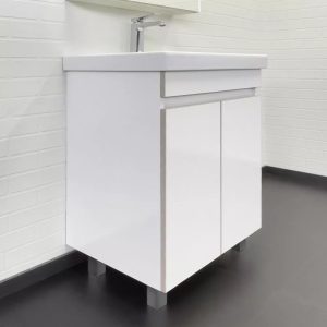Тумба напольная Comforty Нея 60 с раковиной Moduo 60 Белый глянцевый 00-00020307CF