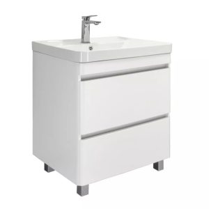 Тумба напольная Comforty Валдай 71 с раковиной 4470 Белый матовый 00-00020836CF