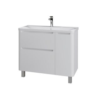 Тумба напольная Grossman Адель 100 Белый глянцевый 1010002