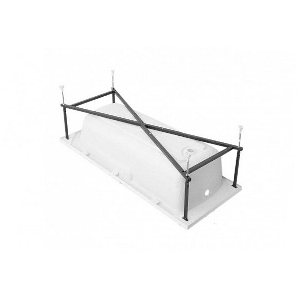 Каркас Aquanet Roma 150х70 Черный 197170 Каркас Aquanet Roma 150х70 Черный 197170