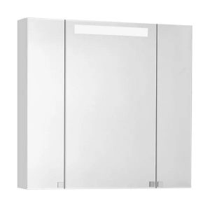 Шкаф зеркальный Aquaton Мадрид М 80 со светильником Белый 1A175202MA010