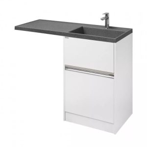 Тумба под стиральную машину напольная Aquaton Лондри 120 с раковиной Лондри правая Белый 1A2359K3LH010 Тумба под стиральную машину напольная Aquaton Лондри 120 с раковиной Лондри правая Белый 1A2359K3LH010