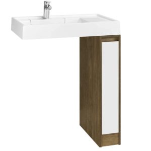 Тумба под стиральную машину напольная Aquaton Лондри 18 Дуб Кантри / Белый 1A2671K2LHDY0 Тумба под стиральную машину напольная Aquaton Лондри 18 Дуб Кантри / Белый 1A2671K2LHDY0