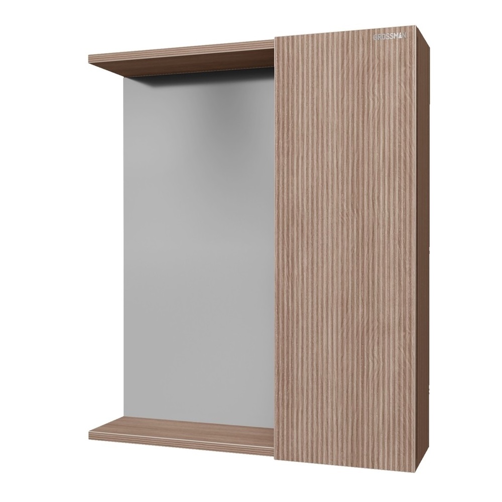 Шкаф зеркальный Grossman Юнит 60 Кадена вуд 2060112 Шкаф зеркальный Grossman Юнит 60 Кадена вуд 2060112