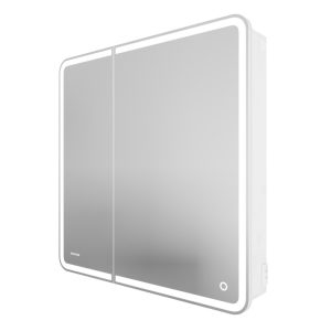 Шкаф зеркальный Grossman Адель 80 правый с LED подсветкой Белый 208004