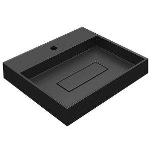 Раковина накладная Uperwood Tanos Quartz 50 Черный матовый 2911030051