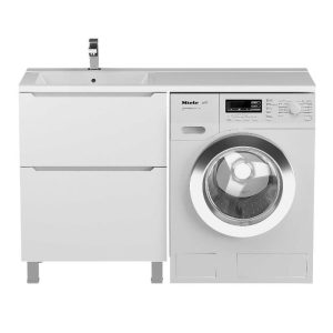 Тумба под стиральную машину Uperwood Tanos 58 Белый матовый 291120333 Тумба под стиральную машину Uperwood Tanos 58 Белый матовый 291120333