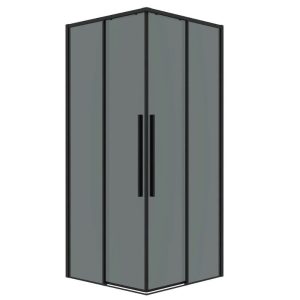 Душевой уголок Grossman Galaxy 120х80 Черный / Тонированное 300.K33.01.1280.21.10