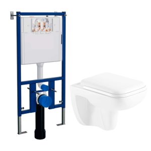 Инсталляция Loranto Vox с унитазом Azario Pavia Белый глянцевый 4501+AZ-2005 Инсталляция Loranto Vox с унитазом Azario Pavia Белый глянцевый 4501+AZ-2005