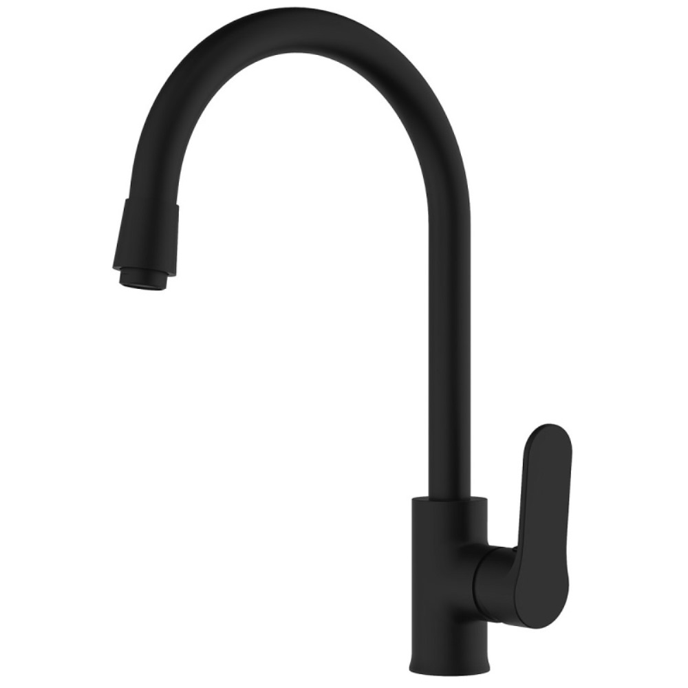 Смеситель для кухни Azario Elvis Черный матовый AZ-WWK568155PA Смеситель для кухни Azario Elvis Черный матовый AZ-WWK568155PA