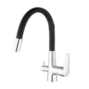 Смеситель для кухни Esko Coral Черный / Хром CL 03 B