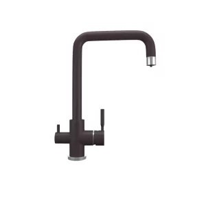 Смеситель для кухни Ulgran Quartz с подключением к фильтру UQ-019-06 Трюфель Смеситель для кухни Ulgran Quartz с подключением к фильтру UQ-019-06 Трюфель