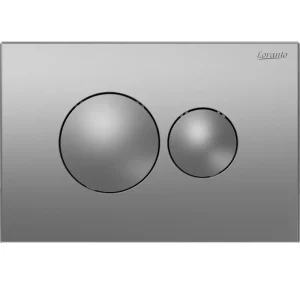 Клавиша смыва Loranto Round Хром матовый 7311