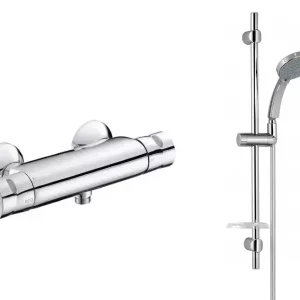 Смеситель для душа Jacob Delafon Stomb с душевым гарнитуром E5495-CP Смеситель для душа Jacob Delafon Stomb с душевым гарнитуром E5495-CP