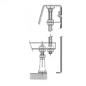 Крепление панели Ravak универсальное Крепление панели Ravak универсальное