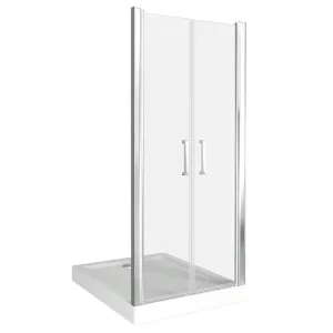 Душевая дверь Bas Pandora 100х185 Хром / Прозрачное