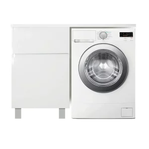 Тумба напольная Эстет Dallas Luxe под стиральную машину 105 с раковиной Белый ФР-00009666