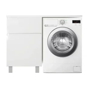 Тумба напольная Эстет Dallas Luxe под стиральную машину 150 с раковиной Белый ФР-00009681