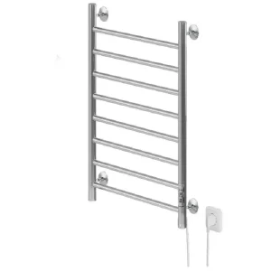 Полотенцесушитель электрический Санприз Аврора П8 400*800 11033 Хром глянцевый диммер справа