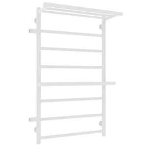 Полотенцесушитель водяной Laris Лавина П9 80х50 левый Белый матовый 73208028БМ