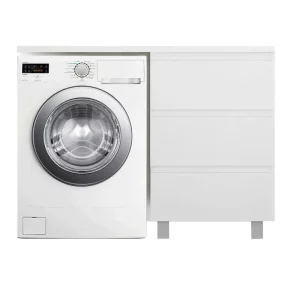 Тумба напольная Эстет Dallas Luxe под стиральную машину 115 с раковиной Белый ФР-00002301