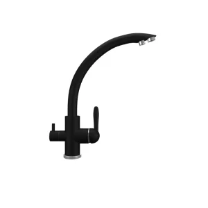 Смеситель для кухни Ulgran Quartz с подключением к фильтру UQ-017-07 Уголь Смеситель для кухни Ulgran Quartz с подключением к фильтру UQ-017-07 Уголь