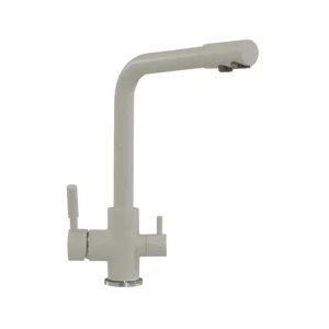 Смеситель для кухни Polygran Дуо с каналом для питьевой воды 627499 Серый