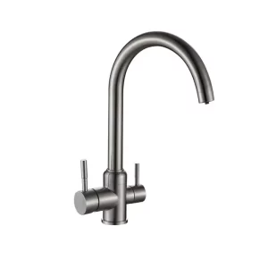 Смеситель для кухни Ulgran Classic U-020 с подключением к фильтру U-020 Хром матовый