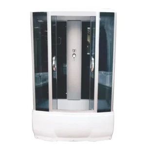 Душевая кабина Водный мир 150х70, Хром / Тонированное, Высокий поддон