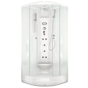 Душевая кабина Domani-Spa Elegance V1.2 90х90 Белый, Поддон низкий