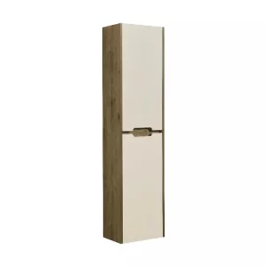 Пенал Aquaton Оливия 40х160см Бежевый/Дуб Веллингтон 1A254603OLVG0