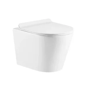 Унитаз подвесной Azario Vento + с сиденьем Белый AZ-2001 SP