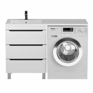 Тумба напольная Uperwood Tanos 60 без раковины Белый / Графит