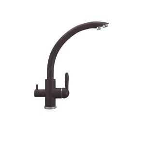 Смеситель для кухни Ulgran Quartz с подключением к фильтру UQ-017-06 Трюфель Смеситель для кухни Ulgran Quartz с подключением к фильтру UQ-017-06 Трюфель