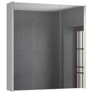 Шкаф зеркальный Comforty Женева 75 Дуб белый 4137096