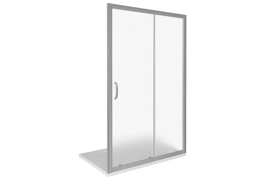 Душевая дверь Bas Infinity 110х185 Хром / Грейп Душевая дверь Bas Infinity 110х185 Хром / Грейп — изображение 2