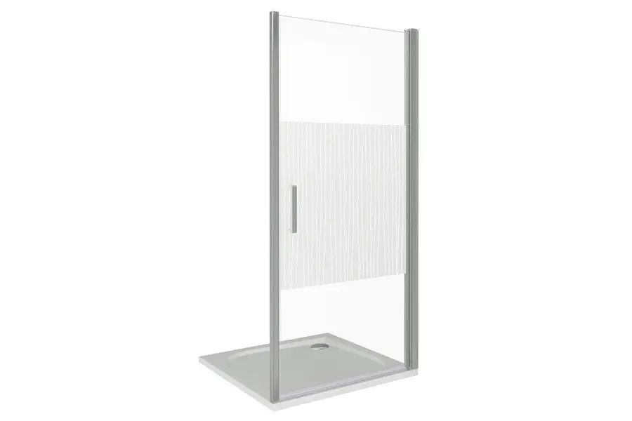 Душевая дверь Bas Pandora 90х185 Хром / Прозрачное Душевая дверь Bas Pandora 90х185 Хром / Прозрачное — изображение 2