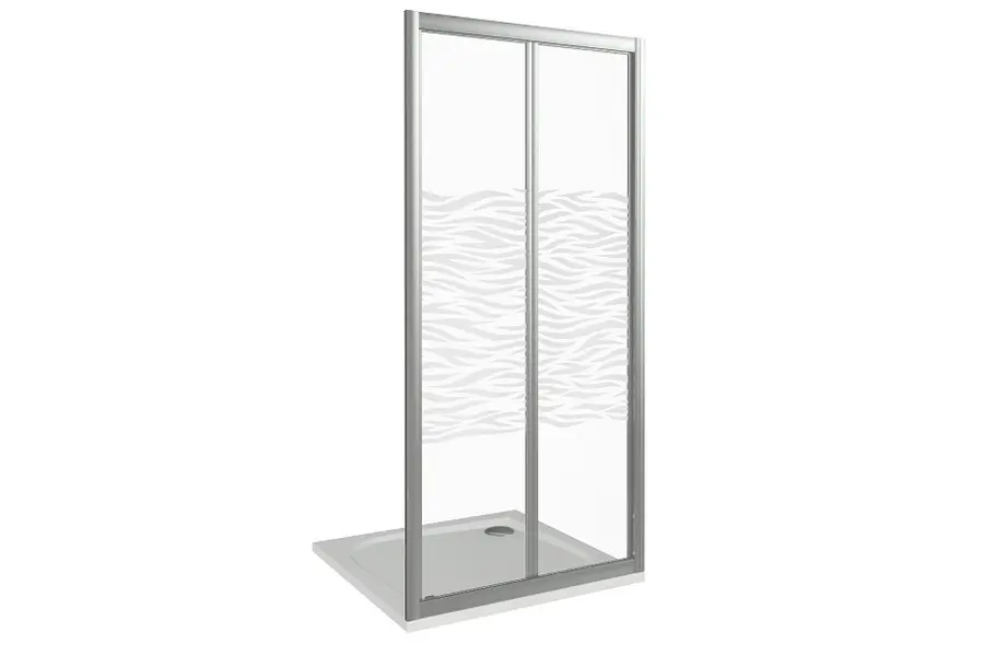 Душевая дверь Bas Infinity 100х185 Хром / Прозрачное Душевая дверь Bas Infinity 100х185 Хром / Прозрачное — изображение 2