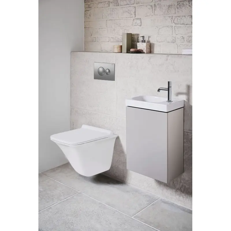 Клавиша смыва Loranto Round Хром матовый 7311 Клавиша смыва Loranto Round Хром матовый 7311 — изображение 2