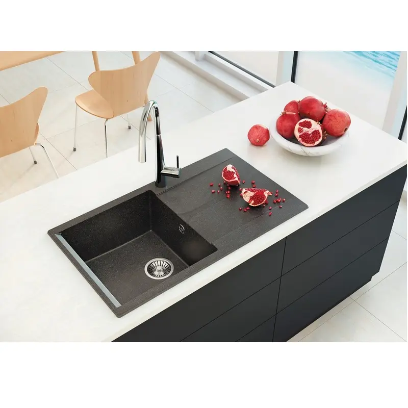 Мойка кухонная Polygran Gals 86 407992 Серый Мойка кухонная Polygran Gals 86 407992 Серый — изображение 2