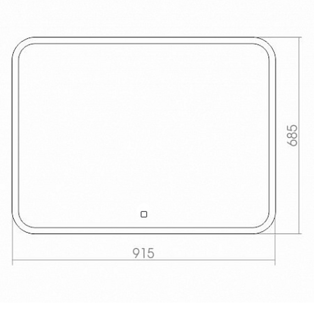 Зеркало Azario Стив 91,5 с сенсором ФР-00000843 Зеркало Azario Стив 91,5 с сенсором ФР-00000843 — изображение 4