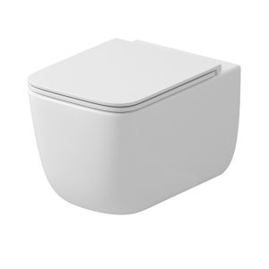 Унитаз подвесной Grossman Tornado с крышкой-сиденье Белый глянцевый GR-4409SQ