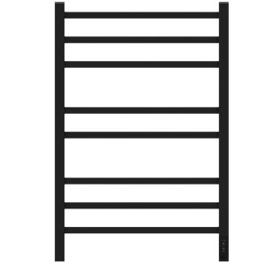 Полотенцесушитель электрический Grois Alex 50х79 Черный матовый GR102 50х80 П8 9005 U