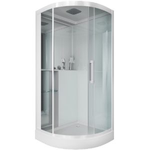 Душевая кабина Grossman Classic 100х100 Белый / Прозрачное GR160
