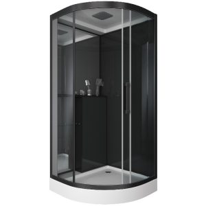 Душевая кабина Grossman Classic 100х100 Черный / Прозрачное GR260