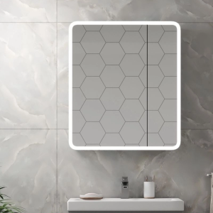 Шкаф зеркальный Агата Emotion 80 с датчиком движения Белый МВК030