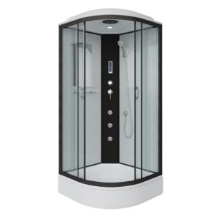 Душевая кабина Niagara Classic 100х100 Черный / Прозрачное NG-6702-14F