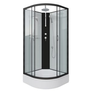 Душевая кабина Niagara Classic 80х80 Черный / Прозрачное NG-6703-14BKT