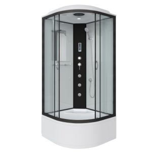 Душевая кабина Niagara Classic 80х80 Черный / Прозрачное NG-6707-14F